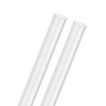 thumbnail image 1 of Tubo de acrílico rígido claro de 2 piezas, 16 mm [0.63"] ID x 18 mm [0.71"] OD, tubo redondo de plástico para sistema de refrigeración de agua / lámparas / fuentes / acuarios [305 mm / 12 IN], 1 of 7