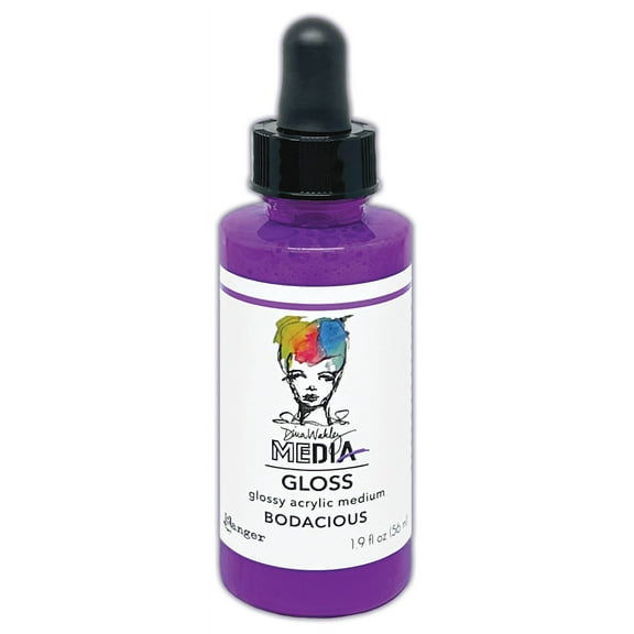 Dina Wakley MEdia Gloss 1.9oz-Bodacious