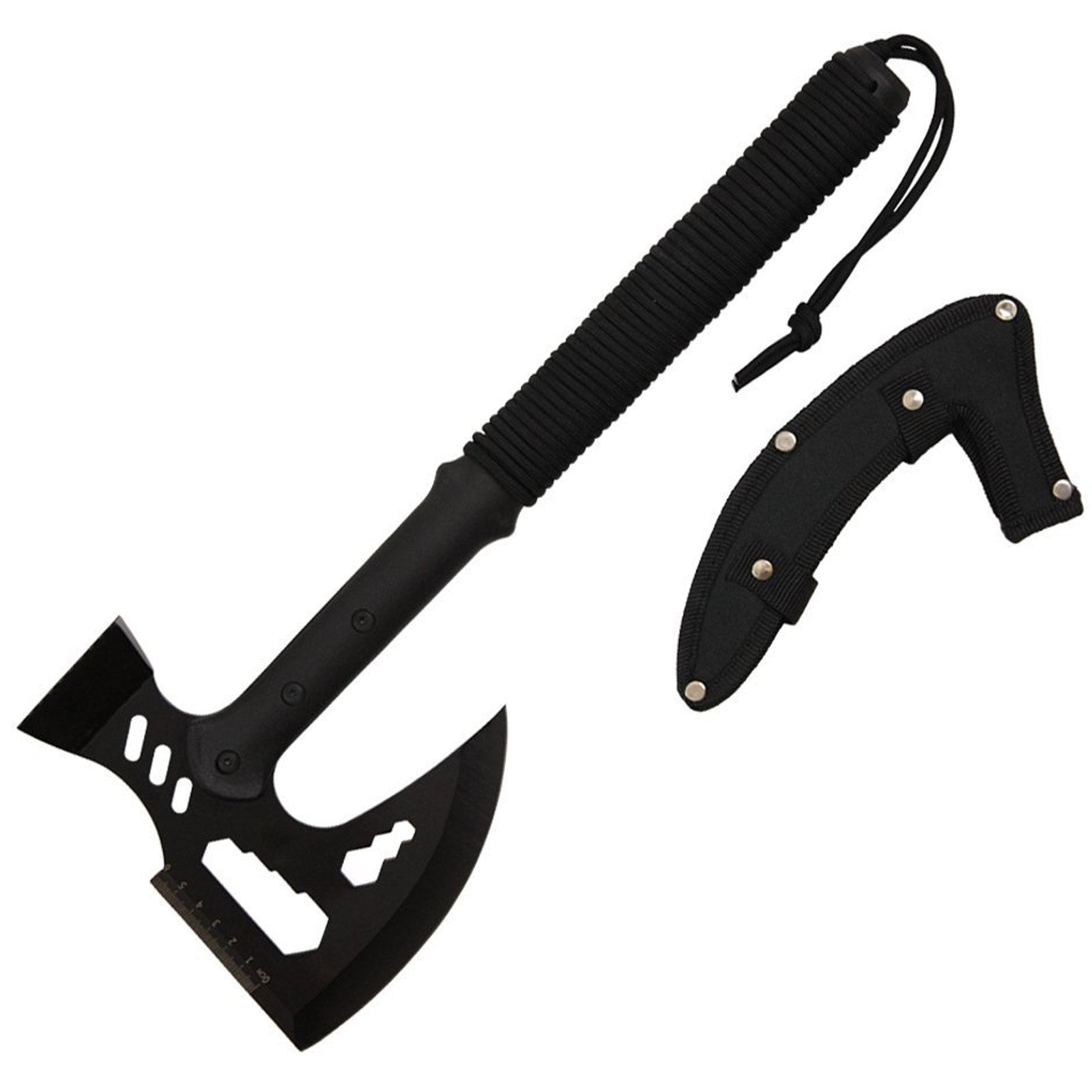 ASR Tactical 17 inch Fixed Blade Survival Axe Paracord Outdoor Camping