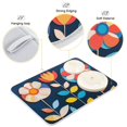 thumbnail image 4 of Yayeee Dish Drying Mat for Kitchen Counter Ultra Absorbent Easy Clean Pad 18x16", Simple Floral, 4 of 7