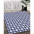 thumbnail image 3 of Ahgly Company Machine Washable Indoor Square Transitional Heavenly Blue Area Rugs, 5' Square, 3 of 7