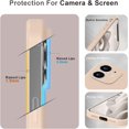 thumbnail image 5 of iPhone 11 Case, Phone Case iPhone 11, Slim Fit Silicone Protective Soft Bumper Girls Women Boys Men iPhone 11 6.1" 2019 Cover,Brown, 5 of 7