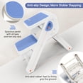 thumbnail image 4 of Foldable Toddler Step Stool for Bathroom Sink - 2-Step Kids Stool for Potty Training, Kitchen Counter & Bedroom, Sturdy Non-Slip Child Safety Stool H, 4 of 7