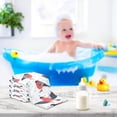 thumbnail image 6 of SKYSONIC Bullfinch and Snowflakes Baby Muslin Washcloths Face Towel, Winter Burp Cloths Cotton Wipes 5 PCS Infant Wash Cloth for Newborn Boys Girls 12"x12", 6 of 7