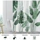 thumbnail image 3 of Cortina de ducha antimoho, cortinas de ducha con hojas verdes y plantas, cortina de baño de poliéster repelente al agua, cortina de baño lavable, 3 of 5