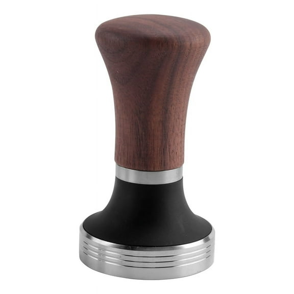 51mm Coffee Tamper Powder Hammer Pressing Walnut Handle Coffee Distributor for Coffee and Espresso Hammer Tampers