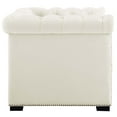 thumbnail image 3 of Modway Heritage Performance Velvet Armchair in Ivory, 3 of 5