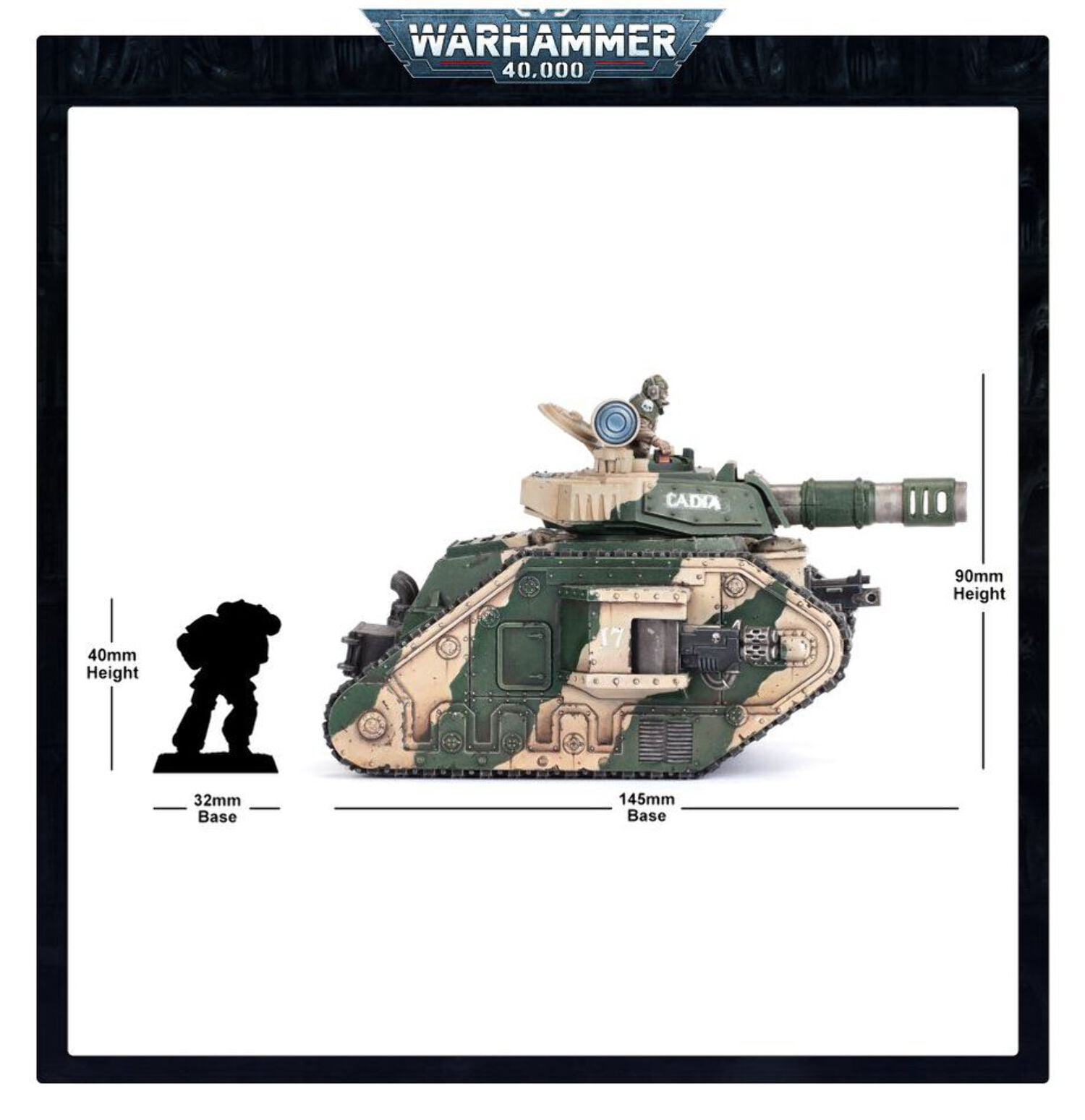 Games Workshop GW4706 Warhammer 40K: Leman Russ Battle Tank