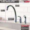 thumbnail image 2 of Delta Pilar Grifo de cocina con tecnolog&iacute;a Touch2O y rociador , Est&aacute;ndar, 1.375, Venetian Bronze DELTA FAUCET NA, 2 of 4
