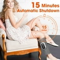 thumbnail image 6 of Air Compression Leg Massager with 3 Adjustable Modes for Calf & Foot Relaxation, Lightweight Design for Home & Office, Gray, 1PC, 6 of 10