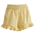 thumbnail image 5 of GUACER Shorts for Women Trendy Elastic Waisted Embroidered Ruffle Shorts with Pockets Loose Summer Casual Shorts, 5 of 5