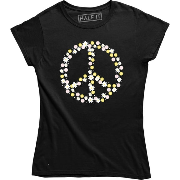 Beautiful Flower Unity Peace Graphic Design Women's T-Shirt