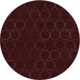 thumbnail image 1 of Ahgly Company Machine Washable Indoor Round Transitional Chocolate Brown Area Rugs, 8' Round, 1 of 7
