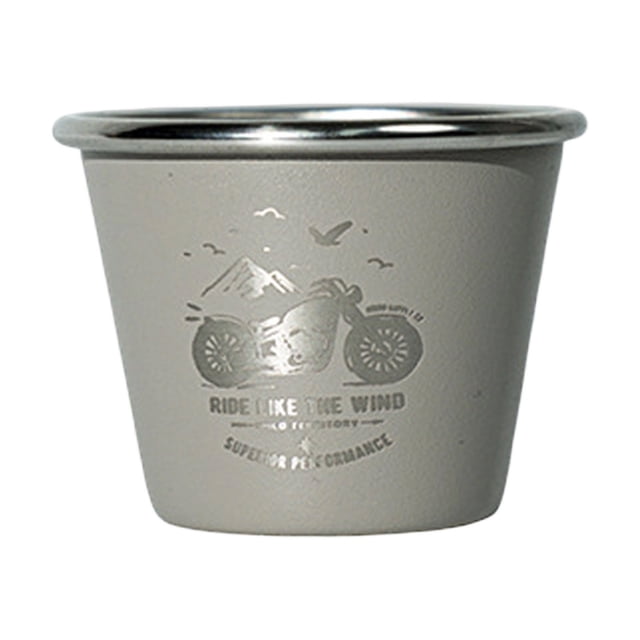 TIELUTT Verre à Shot de Camping Durable Réutilisable en Acier Inoxydable pour Boire en Plein Air, Contenants de Stockage Alimentaire avec Séparateurs et Ensemble de Tasses à Café, Ensemble de Tasses de Lavage, Gobelet de Cuisine Mignon