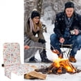 thumbnail image 2 of Alfombrilla Calefactora para Asiento Estadio, Cojín para Asiento Camping Al Aire Libre con Respaldo, Alfombrilla para Silla con 3 Velocidades Temperatura para Pesca Deportiva, 2 of 6