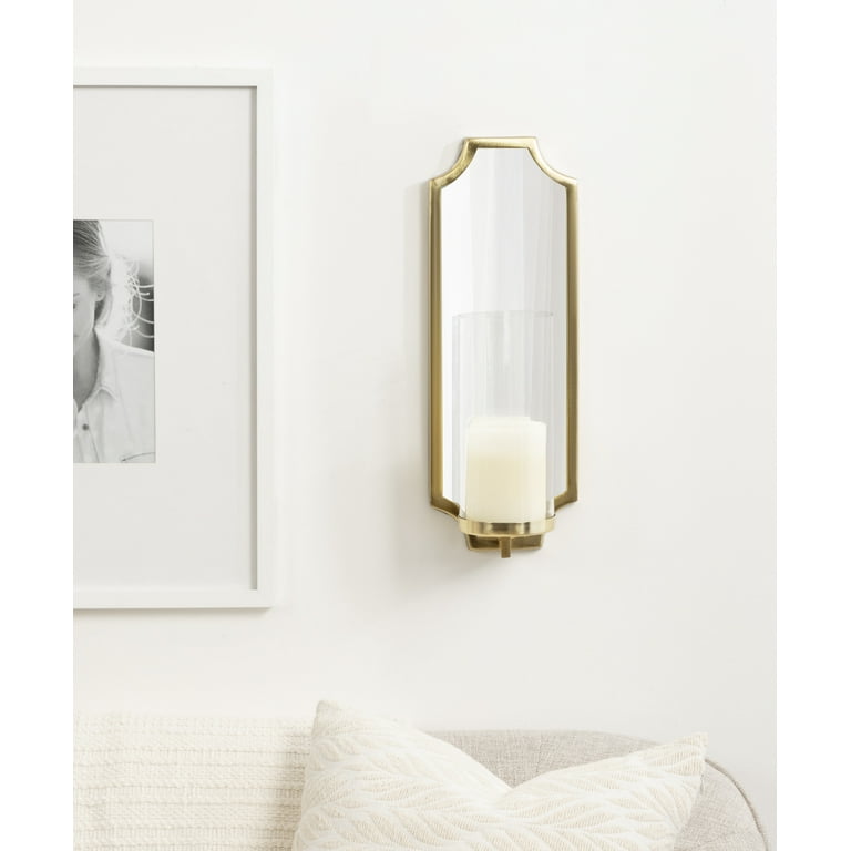 Glam candle wall sconces top