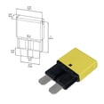 thumbnail image 3 of Auto Reset ATC/ATO 20 Amp Circuit Breaker Fuse for Automotive Marine Boat Car Truck RV Audio Battery Protection | Low Profile (3), 3 of 3