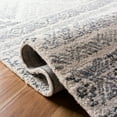thumbnail image 5 of SAFAVIEH Micro-Loop Mackenzie Southwestern Wool Area Rug, Ivory/Grey, 5' x 5' Round, 5 of 9