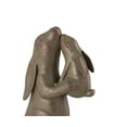 thumbnail image 3 of Tender Moment Rabbits Antique Grey Metal Garden Sculpture, 3 of 3