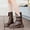 Brown, variant on YTCAMLO Moto Riding Boots for Women Trendy Y2K Round Toe Chunky Low Heel Tall Boots with Zipper Buckle Comfortable Short Biker Boots