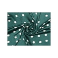 thumbnail image 3 of INSPIRE CHIC 70cm Polka Dots Square Scarf Neck Scarves Kerchief Neckerchief Headband for Women Dark Green 27.56*27.56"(L*W), 3 of 5