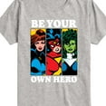 thumbnail image 3 of Marvel - Be Your Own Hero - Toddler And Youth Short Sleeve Graphic T-Shirt, 3 of 5