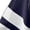 Navy, variant on Women Summer Outfits Women's Striped Drop Shoulder Sweatshirt And Shorts Casual Two Piece Set For Fall Winter Comfort