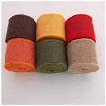 thumbnail image 4 of Cinta de arpillera de Yute Natural colorida de 3 m, rollo de tela de yute, cinta para adornos, manualidades navideñas, decoración, lazos florales para boda, adornos de 6cm, 4 of 4