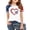Sky Blue #2, variant on Evdexr 250th Anniversary Shirt for Girl Short Sleeve Crew Neck Independence Day Shirts Usa Flag Red White and Blue Vintage July 4th T Shirts Watermelon Red 110