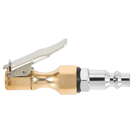 Hemoton American Threaded Air Nozzle Adapter Chuck Replacement Golden