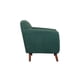 thumbnail image 4 of Sillón San Blas pata nogal - Verde Gaia Herbs Contemporáneo, 4 of 6