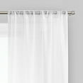 thumbnail image 3 of Vue Snow Voile Sheer Curtain Panels, (2) 37 In X 84 In, Living Room Curtains, 2 Curtains, White, 3 of 5