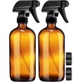 thumbnail image 1 of KAIYANG Botellas de vidrio ámbar vacías - Paquete de 2 - 16 oz, 1 of 5