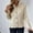 Beige, variant on Caywon Women's Autumn Fashion Solid Color Long Sleeve Short Length Coat Stylish Short Coat Lightweight Cardigan Shacket Jacket Coats Beige M