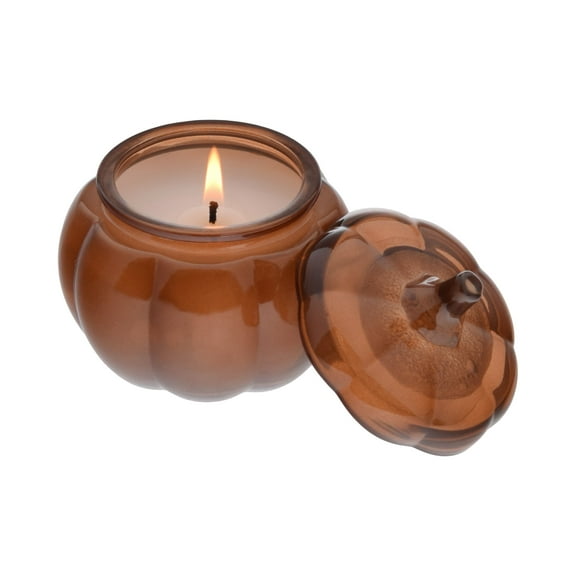 Better Homes and Gardens 1-Wick Pumpkin Jar Candle, Farm Apple Pumpkin, 5 oz