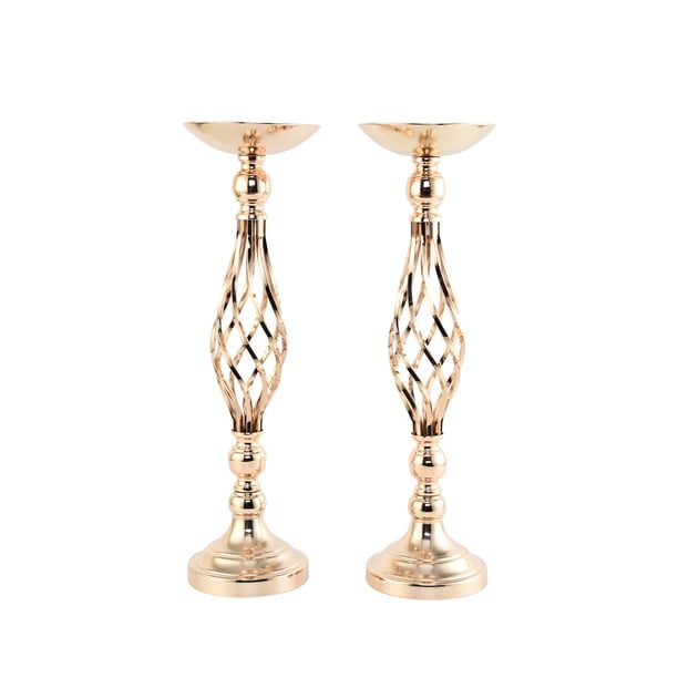 Candleholder de hierro con candelabros del hotel restaurante ornamental Ceremonia Ceremonia Partes Centerepes Candlestick S 2 piezas Inevent HA010588-01