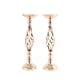 thumbnail image 1 of Candleholder de hierro con candelabros del hotel restaurante ornamental Ceremonia Ceremonia Partes Centerepes Candlestick S 2 piezas Inevent HA010588-01, 1 of 6