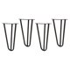 thumbnail image 5 of 4PCS Hairpin Metal Table Legs Heavy Duty Durable Iron DIY Hairpin Furniture Leg for Nightstand Coffee Table Desk, 5 of 5