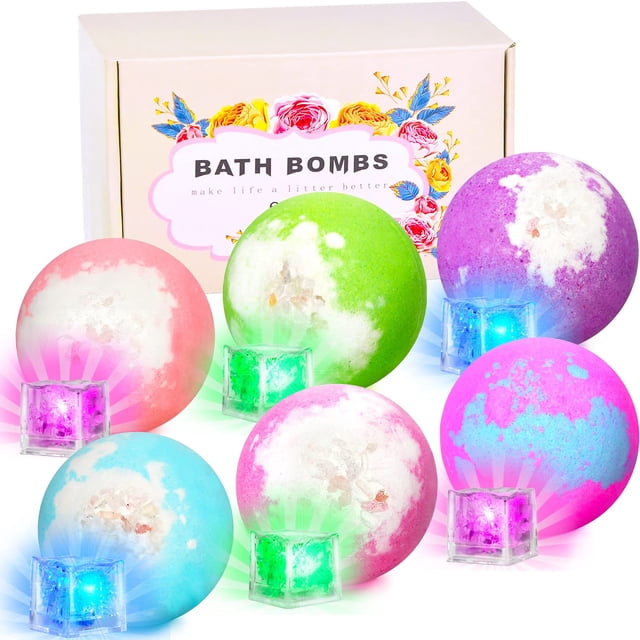 Set de regalo de bombas de baño SHARLOVY con sorpresa en el interior 125 ml x6