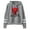 Gray, variant on Keshi Monster Logo Merch Pocketless Parallel Bars Sleeve Streetwear Hooded Sweatshirts