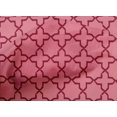 thumbnail image 4 of oneOone Tissu Popeline de Coton Imprimé Bloc Quatrefoil Largeur 42 Pouces, 4 of 4
