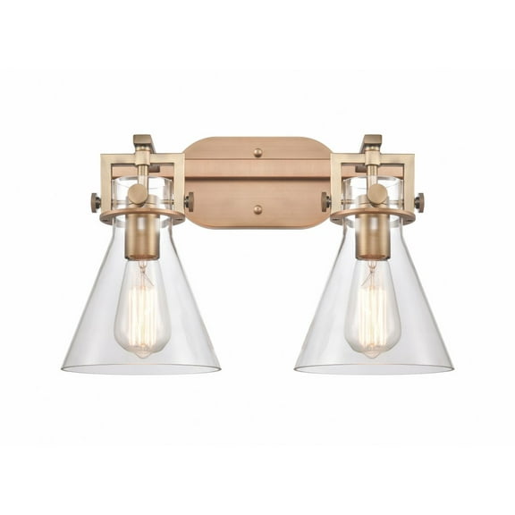 Innovations Lighting - Newton Cone - 2 Light Bath Vanity In Industrial