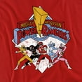 thumbnail image 2 of Mighty Morphin Power Rangers Retro Rangers Mens Short Sleeve Shirt, 2 of 7