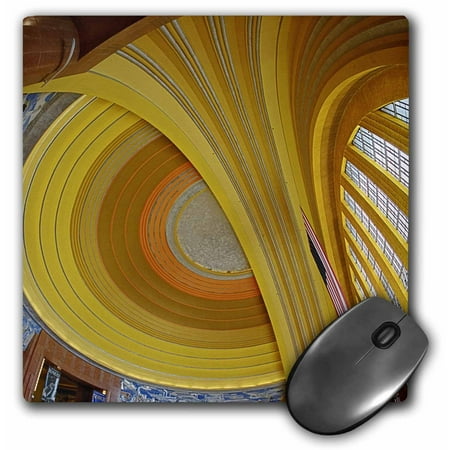 3dRose Art deco architecture, Cincinnati Museum Center, Ohio - US36 AJE0026 - Adam Jones, Mouse Pad, 8 by 8 inches