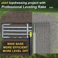 thumbnail image 6 of Colwelt Lawn Leveling Rake 31''×10'', Hefty Lawn Leveler Rake for Grass Soil, Leveling Rake for Lawn with 72'' Ergonomic Curved End Grip Long Handle, Levelawn Tool Leveling Soil, 6 of 9