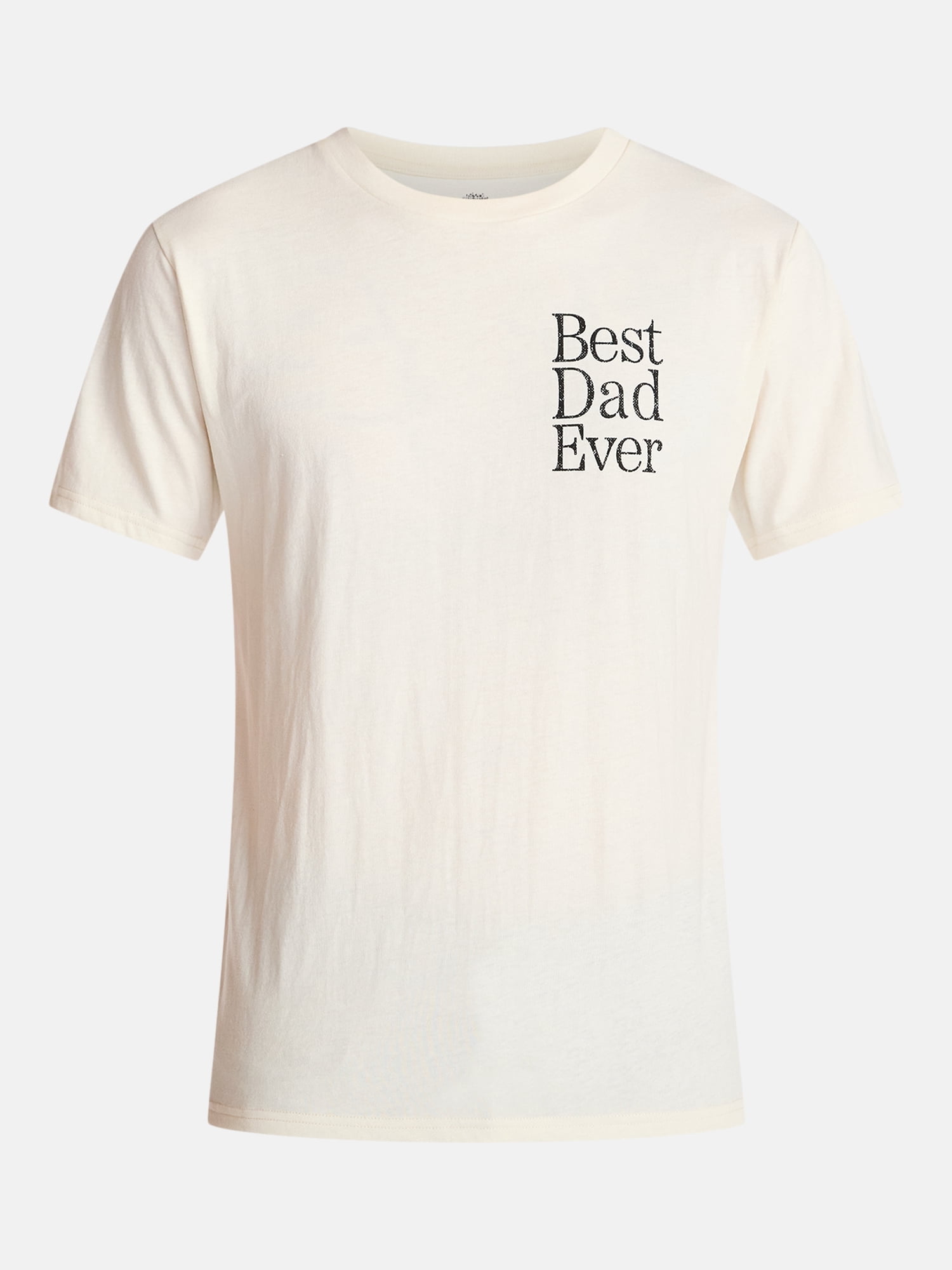 Father's Day Men's Best Dad Ever Chest Graphic Tee by Way to Celebrate, Sizes XS-5XL