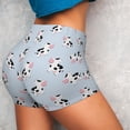 thumbnail image 3 of Picia Cute Farm Cow Printed Workout Shorts for Women Seamless Scrunch Butt Lifting High Waisted Yoga Gym Booty Running Moisture-wicking Short Pants-Large, 3 of 9