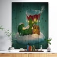 thumbnail image 2 of Design Art - Maison de Chaussure Elf sur le de Noël Enneigée, 2 of 5