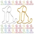thumbnail image 1 of LEEYNEER 50 Pcs Dog Paper Clip Clips Stationery Bulldog, 1 of 1