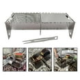 thumbnail image 1 of Parrilla de carbón de material acero inoxidable, herramientas de , parrilla de de carbón plegable para picnics, viajes, Camping, , L L CUTICAT Parrilla de carbón, 1 of 8
